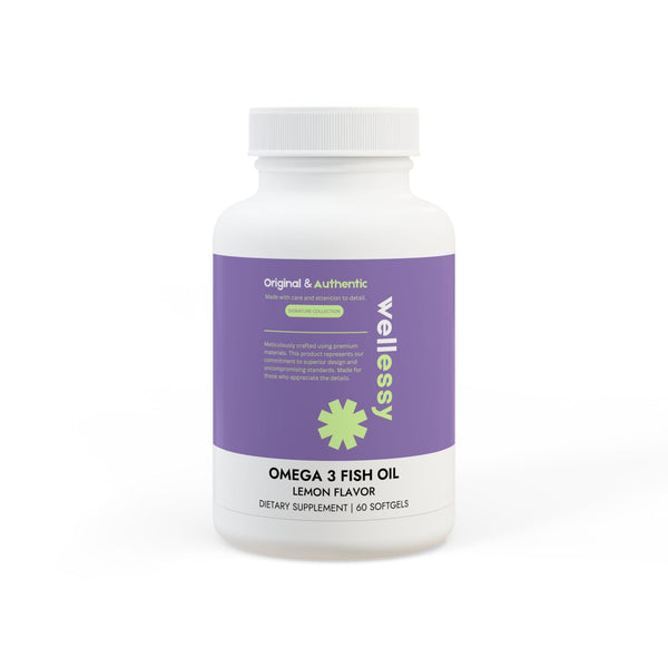 Omega 3 Fish Oil Supplement (60 Softgels)