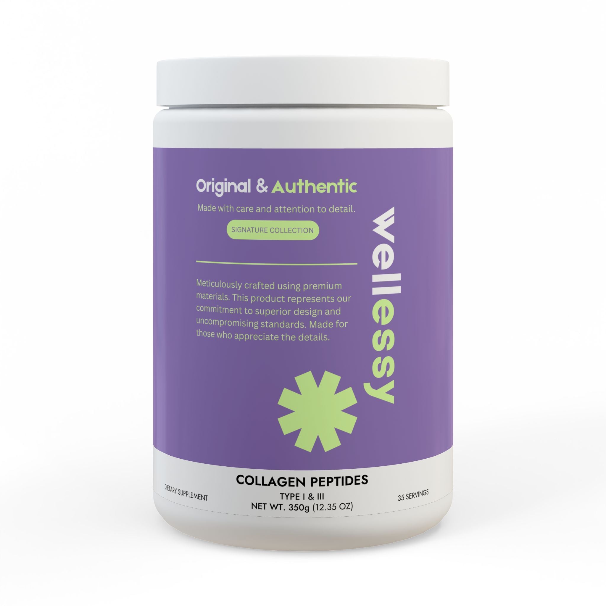 Collagen Peptides Type I & III Supplement (350g, 12.3oz)