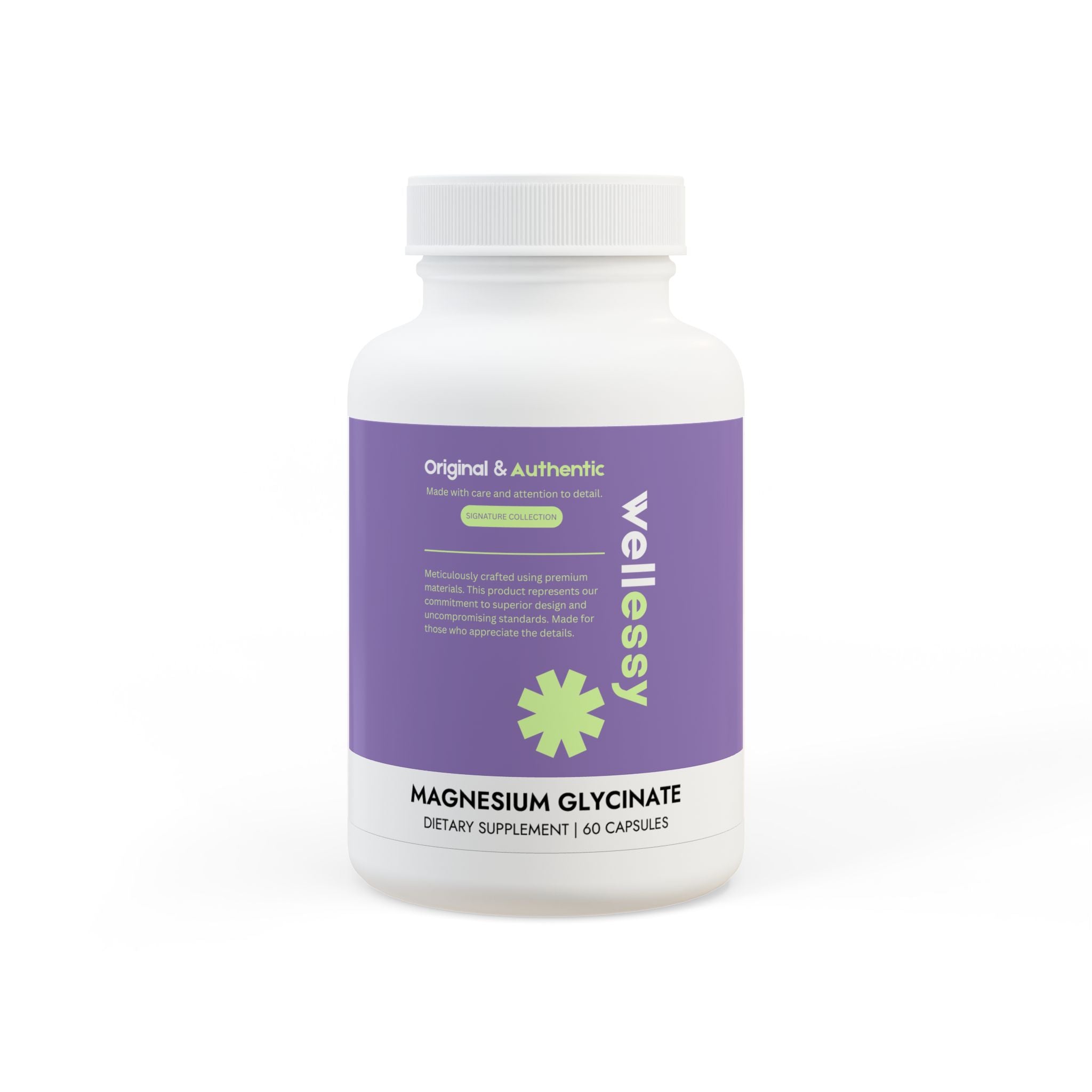 Magnesium Glycinate Supplement (60 Capsules)