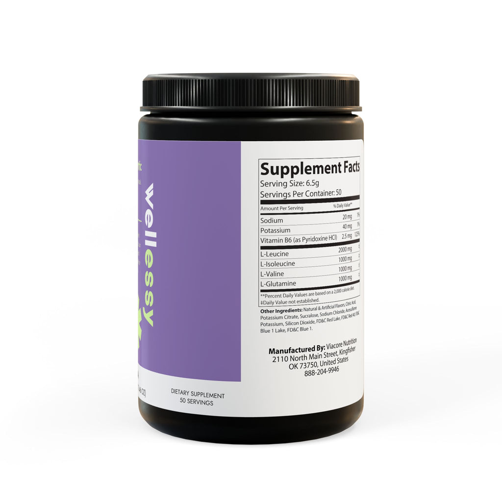 BCAA Supplement, Grape (325g, 11.46oz, 50 servings)